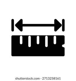 Icono de Regla ilustración Vector diseño Plantilla