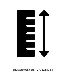 Ruler icon illustration vector design template