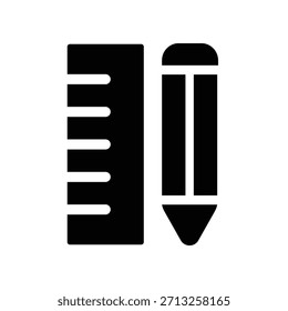Ruler icon illustration vector design template