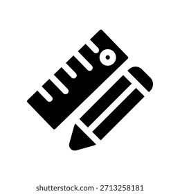 Icono de Regla ilustración Vector diseño Plantilla