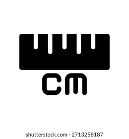 Icono de Regla ilustración Vector diseño Plantilla