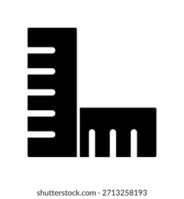 Icono de Regla ilustración Vector diseño Plantilla