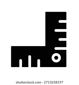Icono de Regla ilustración Vector diseño Plantilla