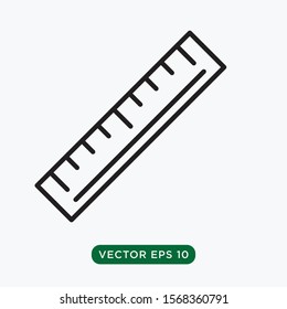 Ruler Icon Illustration Vector EPS10 