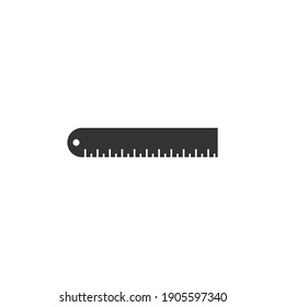 Ruler Icon, Isolated Ruler Sign Icon, Vector Illustration