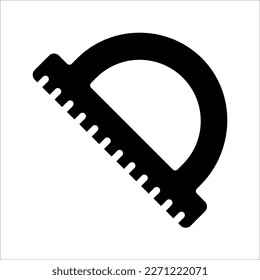 Ruler Icon Line Vector Design Template. vector illustration on white background