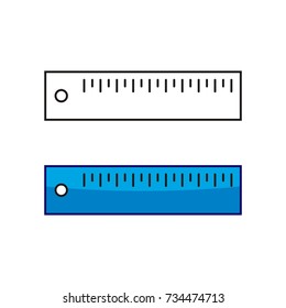 Ruler Icon for Logo Element