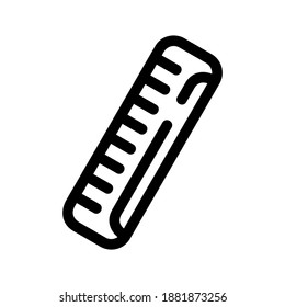 Ruler icon or logo isolated sign symbol vector illustration - high quality black style vector icons

