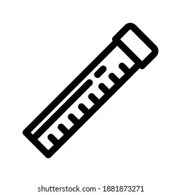 Ruler icon or logo isolated sign symbol vector illustration - high quality black style vector icons
