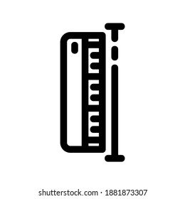 Ruler icon or logo isolated sign symbol vector illustration - high quality black style vector icons
