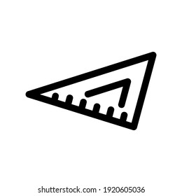 ruler icon or logo isolated sign symbol vector illustration - high quality black style vector icons
