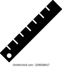 Ruler icon, logo or symbol
