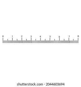 Ruler icon logo vector design
