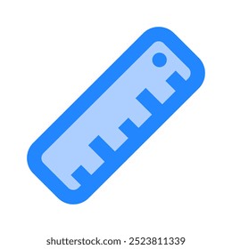 Ruler icon. ruler, metric, measure, measuring tape, tool, education, scale, student, graphic tool. Vector icon illustration