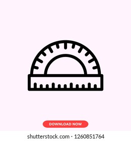 Ruler icon modern vector style