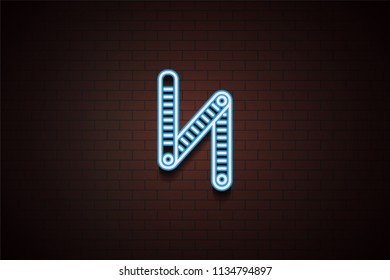 ruler icon in Neon 