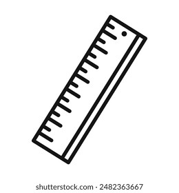 Ruler Icon Pack Measurement Tool Illustrations for Education and Crafting
