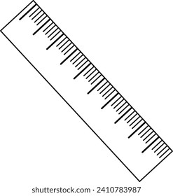 Ruler icon. Replaceable vector design