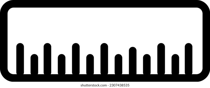 Ruler Icon represents precision, measurement, and alignment, symbolizing accuracy and control in various fields