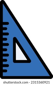Icono de regla representa precisión, medida y alineación, simbolizando precisión y control en varios campos