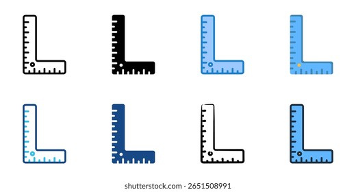 Linealsymbolsatz für mehrere Stilsammlung 
