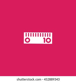 ruler icon. ruler sign
