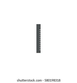 ruler icon. sign design