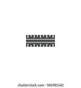 ruler icon. sign design
