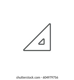 ruler icon. sign design