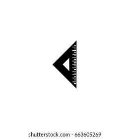 ruler icon. sign design