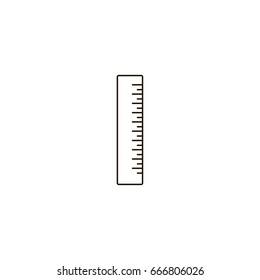 ruler icon. sign design