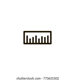ruler icon. sign design