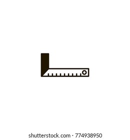 ruler icon. sign design