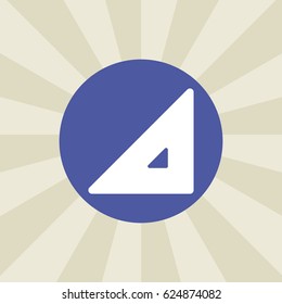 ruler icon. sign design. background