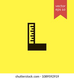 ruler. ruler icon. sign design. Vector EPS 10.
