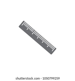 ruler icon. Simple element illustration. ruler symbol design template. Can be used for web and mobile on white background