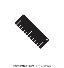 Ruler Icon. simple outline - vector