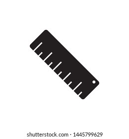 Ruler Icon. simple outline - vector