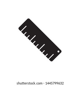 Ruler Icon. simple outline - vector