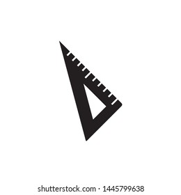 Ruler Icon. simple outline - vector