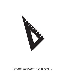 Ruler Icon. simple outline - vector