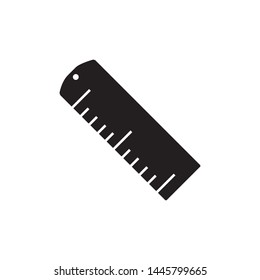Ruler Icon. simple outline - vector