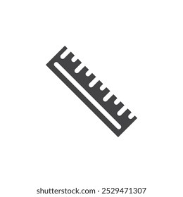 Ruler icon simple vector symbol