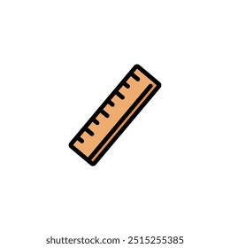 Icono de Regla Ilustración vectorial de stock