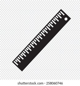 Ruler Icon ,Straightedge icon