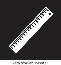 Ruler Icon ,Straightedge icon