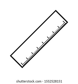 ruler icon symbol outline vector