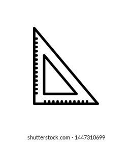ruler icon symbol vector template