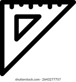 ruler icon. Thin Linear Style Design Isolated On White Background
