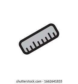 Lineal-Symbol in der trendigen Design-Vektorillustration EPS10